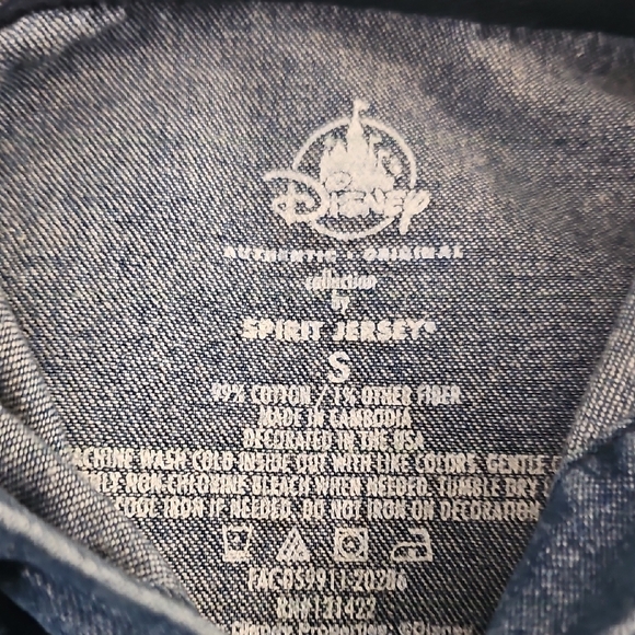 Disneyland Denim Hoodie Spirit Jersey - Picture 4 of 12